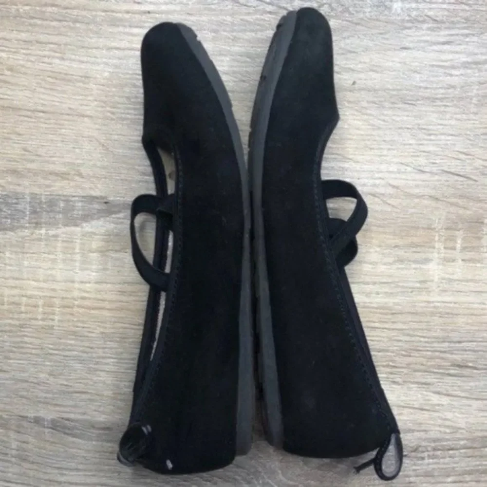 Stuart Weitzman‎ Fannie Bolshoi Ballet Flats Girls Size 13 Black Suede